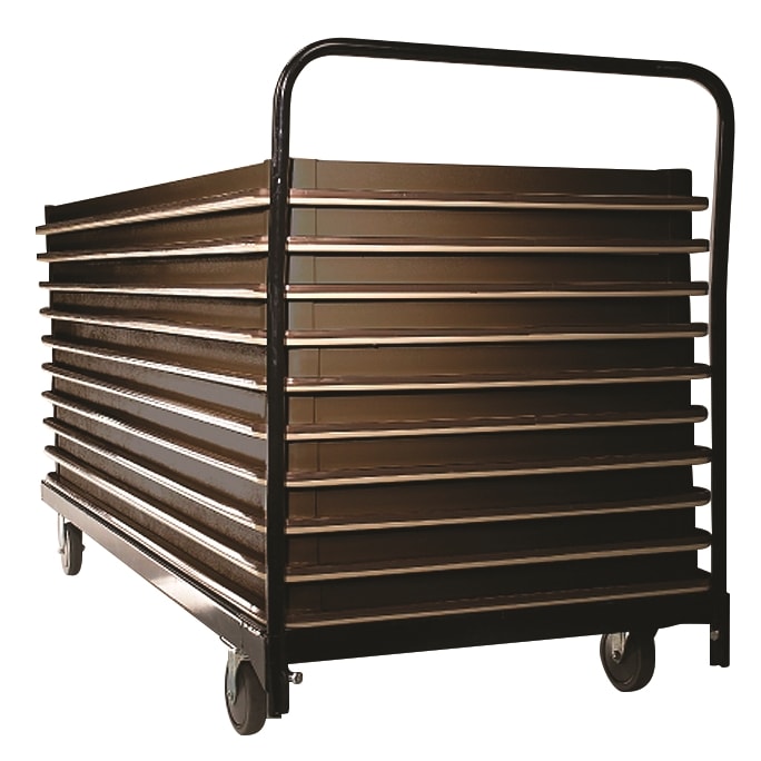 GuestSupply US | Mity-Lite® RT Cart - Flat for ABS Folding Tables